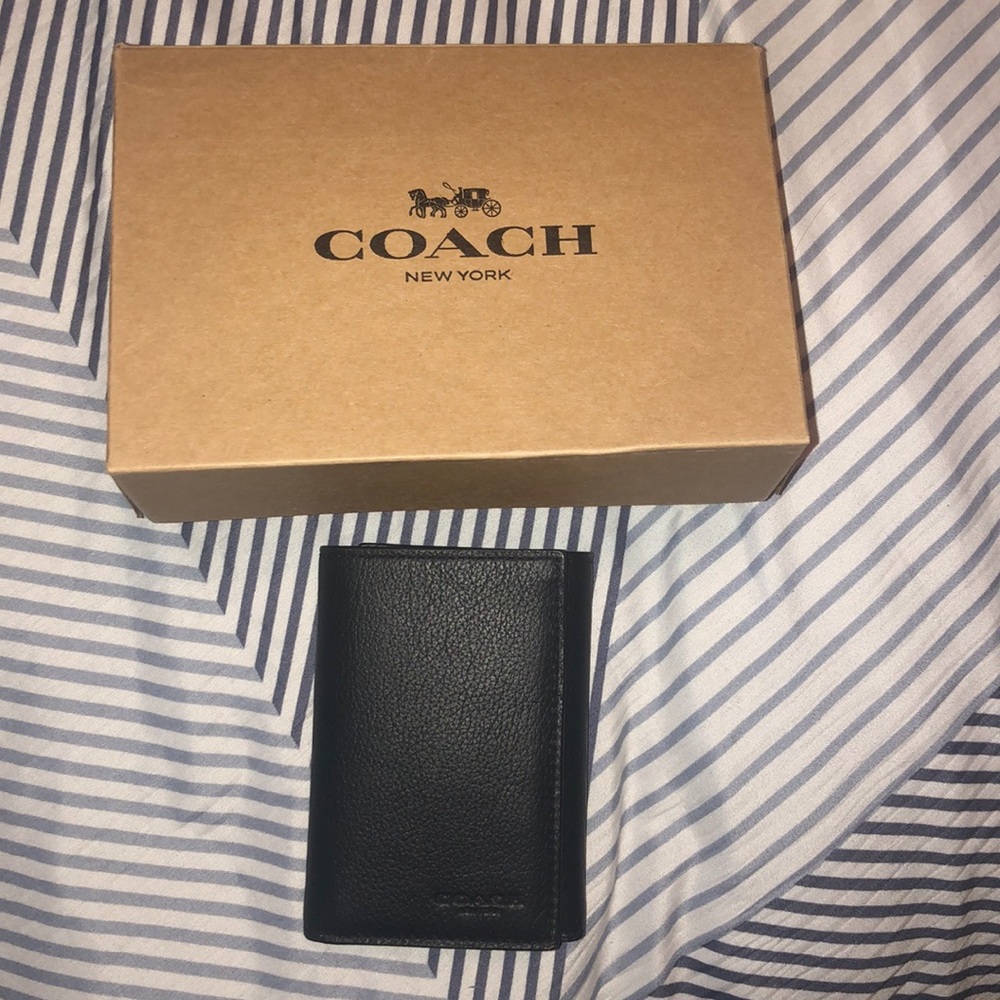 Coach trifold wallet